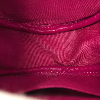 Pre-owned Chanel Pink Fur Shoulder Bag ()