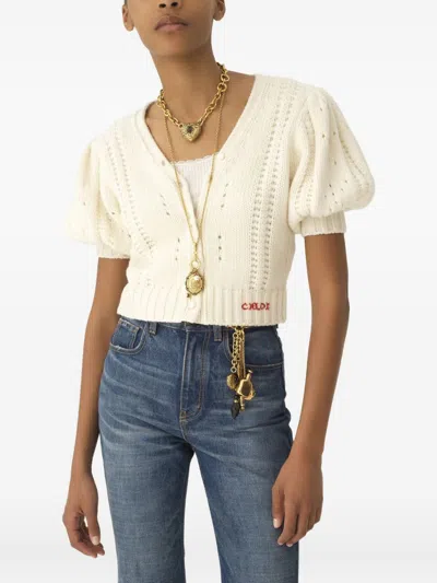 Chloé Chloè Wool Top In Multi