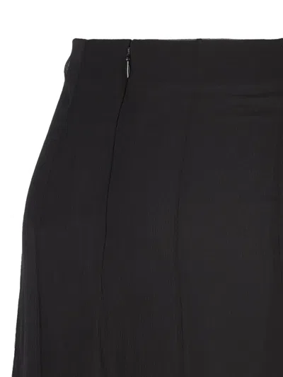 Chloé Women's Ruffled Flared Maxi Skirt In Black