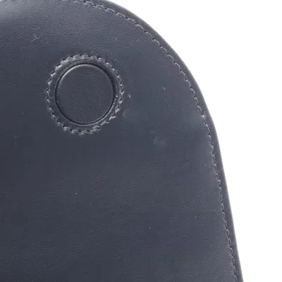 Pre-owned Dior Christian  Beige Navy Canvas Leather Shoulder Bag () In Multi