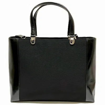 Pre-owned Dior Christian  Black Canvas Pouch Shoulder Bag Tote Bag ()
