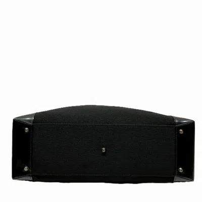 Pre-owned Dior Christian  Black Canvas Pouch Shoulder Bag Tote Bag ()