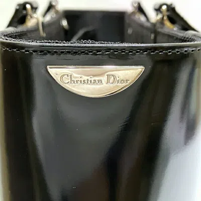 Pre-owned Dior Christian  Black Canvas Pouch Shoulder Bag Tote Bag ()