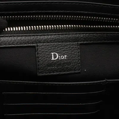 Pre-owned Dior Christian  Black Leather Clutch Bag ()