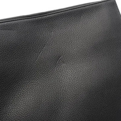 Pre-owned Dior Christian  Black Leather Clutch Bag ()