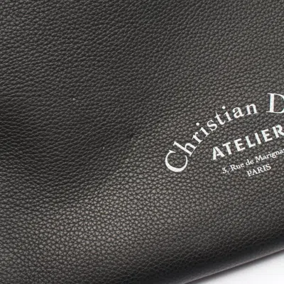 Pre-owned Dior Christian  Black Leather Clutch Bag ()