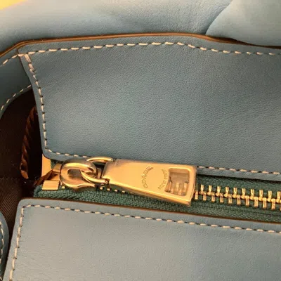 Pre-owned Coach Blue Leather Shoulder Bag Tote Bag ()