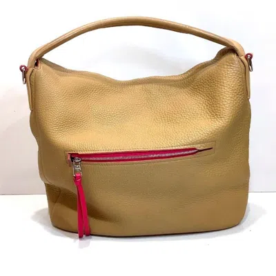 Pre-owned Coach Madison Light Brown Leather Handbag Shoulder Bag ()