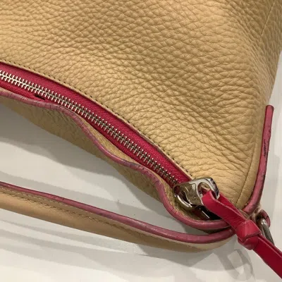 Pre-owned Coach Madison Light Brown Leather Handbag Shoulder Bag ()