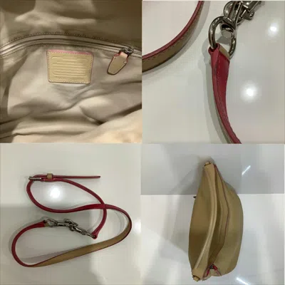 Pre-owned Coach Madison Light Brown Leather Handbag Shoulder Bag ()