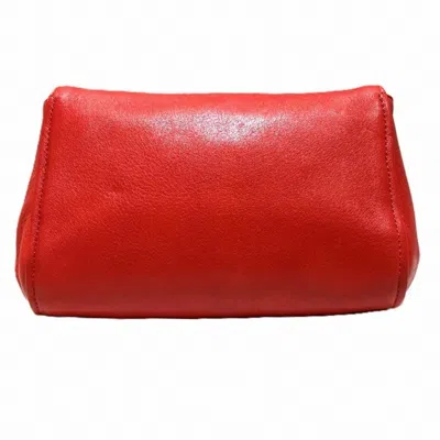 Pre-owned Coach Orange Leather Clutch Bag Shoulder Bag ()