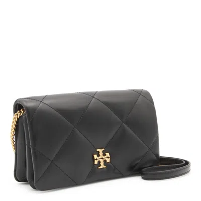 Tory Burch Kira Quilted Leather Crossbody Bag In Black