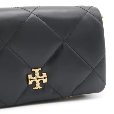 Tory Burch Kira Quilted Leather Crossbody Bag In Black