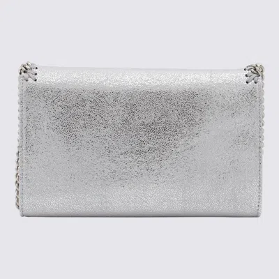 Stella Mccartney Falabella Metallic Finish Shoulder Bag In Metallic