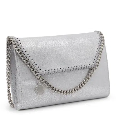 Stella Mccartney Falabella Metallic Finish Shoulder Bag In Metallic