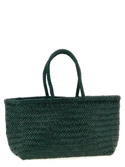 Dragon Diffusion Bamboo Triple Jump Shoulder Bags Green In Green