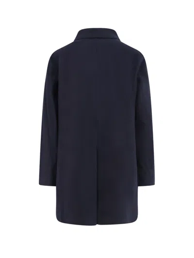 Paltò Cantuccio Felt Wool Blend Coat In Blue
