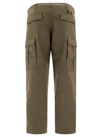 Human Made Cargo Trousers Green In Green