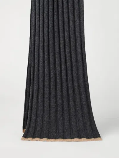 Brunello Cucinelli Men Cashmere Scarf In Black