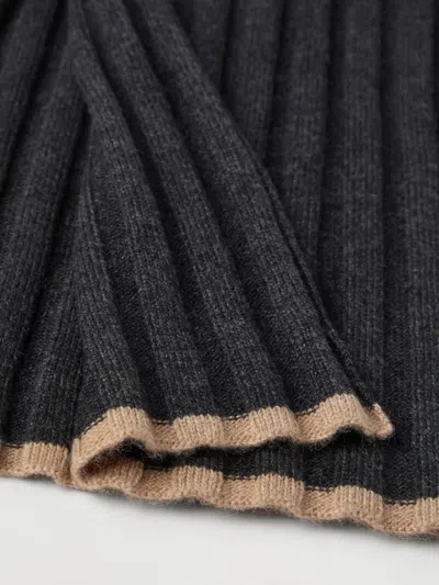 Brunello Cucinelli Men Cashmere Scarf In Black