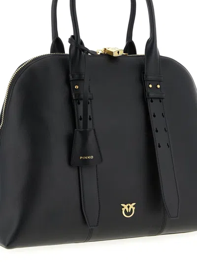 Pinko Bowling Bag Escape Maxi In Leather