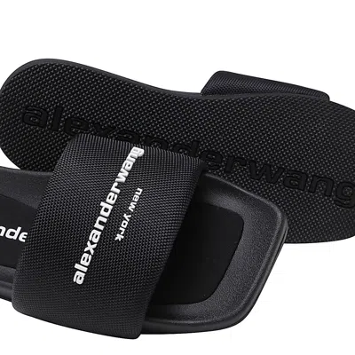 Alexander Wang Flat Shoes Blacks And Greys In Black