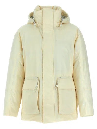 Laminar Hooded Down Jacket Puffer Jackets White In Neutral