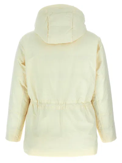 Laminar Hooded Down Jacket Puffer Jackets White In Neutral