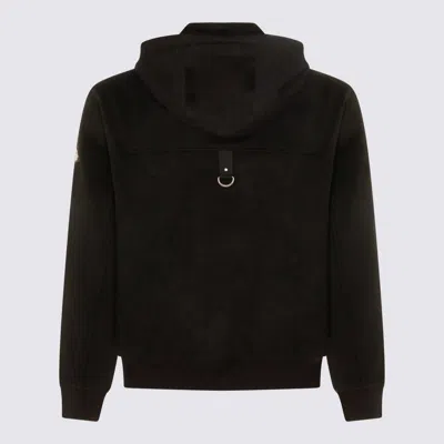Moose Knuckles Black Wool Casual Jacket In Black