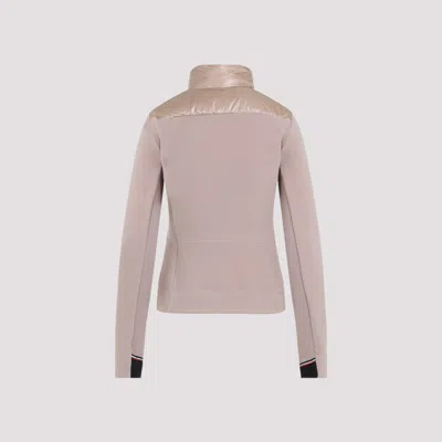 Moncler Padded Zip-fastening Jacket In Neutral