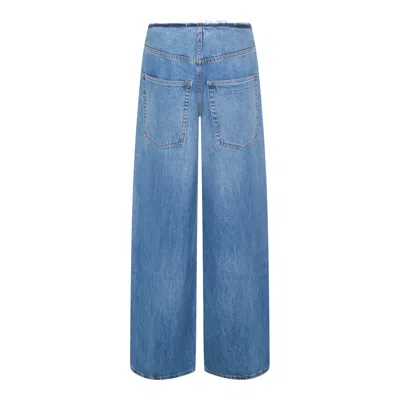 Alexander Wang Jeans Vintage Marbled Blue In Blue