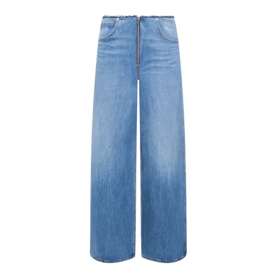 Alexander Wang Jeans Vintage Marbled Blue In Blue
