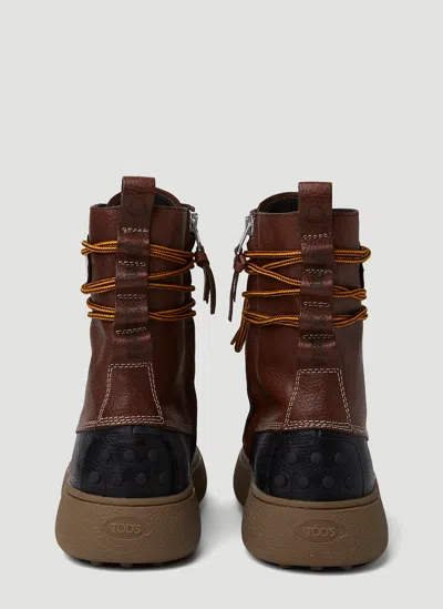 Moncler 8  Palm Angels Women X Tod's Winter Boots In Brown