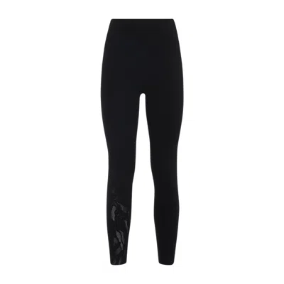 Wolford High Waist Full Length Leggings In Black