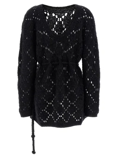 Isabel Marant Merida Boat-neck Mini Dress In Black