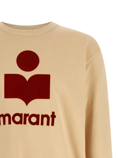 Isabel Marant Mikoy Logo-print Sweatshirt In Neutral