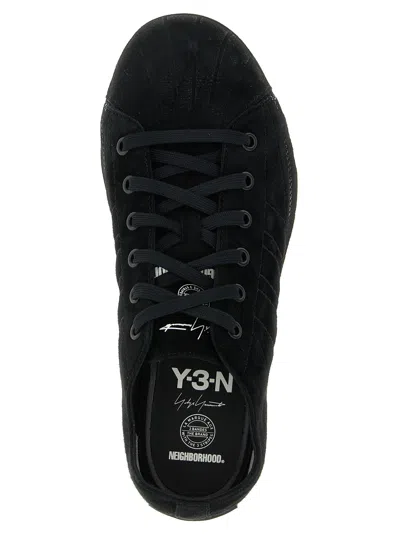 Y-3 X Nbhd Capsule Nizzastar Lo Sneakers In Black