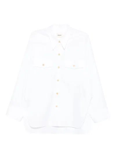 Khaite Pocket Shirt In White