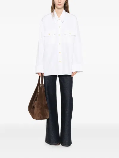 Khaite Pocket Shirt In White