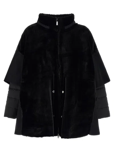 Moorer Down Jacket Modgi With Hood In Black