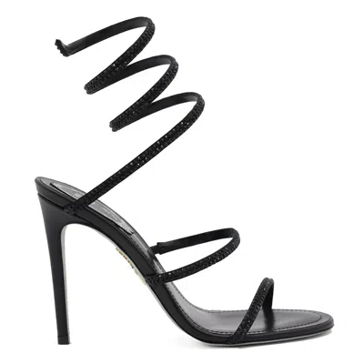 René Caovilla Sandals Black In Black