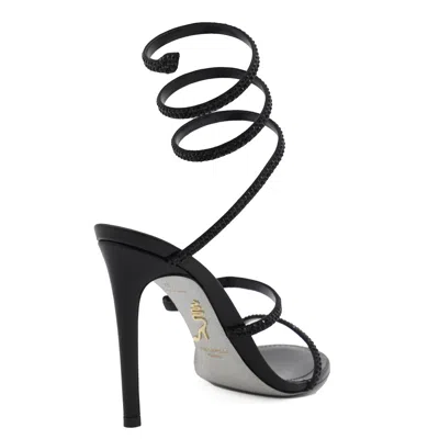 René Caovilla Sandals Black In Black