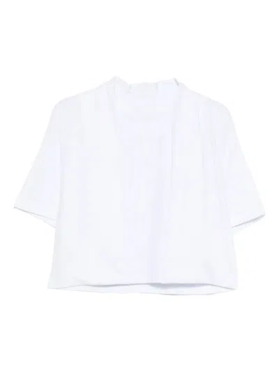 Sportmax Short-sleeved Top In White