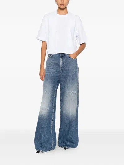 Sportmax Short-sleeved Top In White