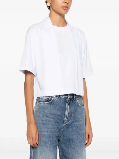 Sportmax Short-sleeved Top In White