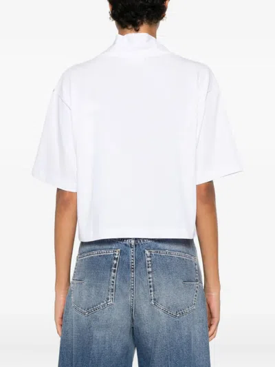Sportmax Short-sleeved Top In White