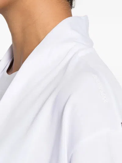 Sportmax Short-sleeved Top In White