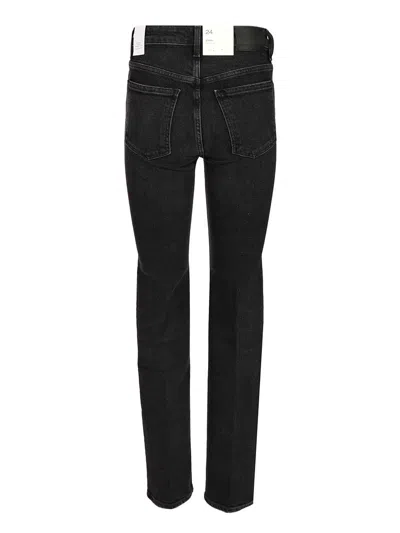 Citizen Of Humanity Zurie Trousers Black In Black
