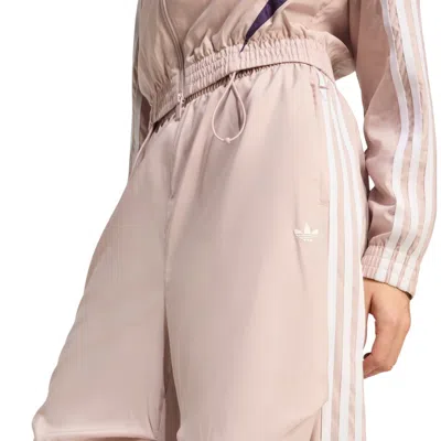 Adidas Originals (wmns) Adidas Adilenium Season 4 Teamgeist Ruffle Track Pants 'new Rose' In Pink