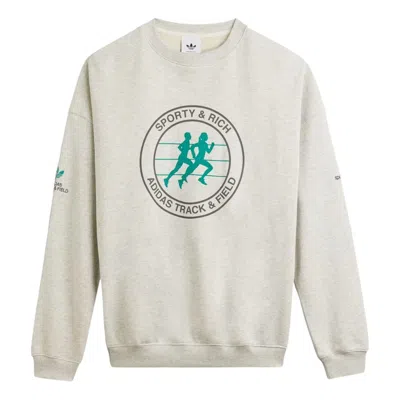 Adidas Originals (wmns) Adidas X Sporty & Rich Sweatshirt 'gray'